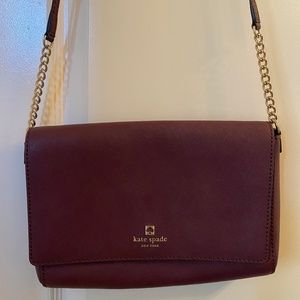 Kate Spade Burgandy crossbody